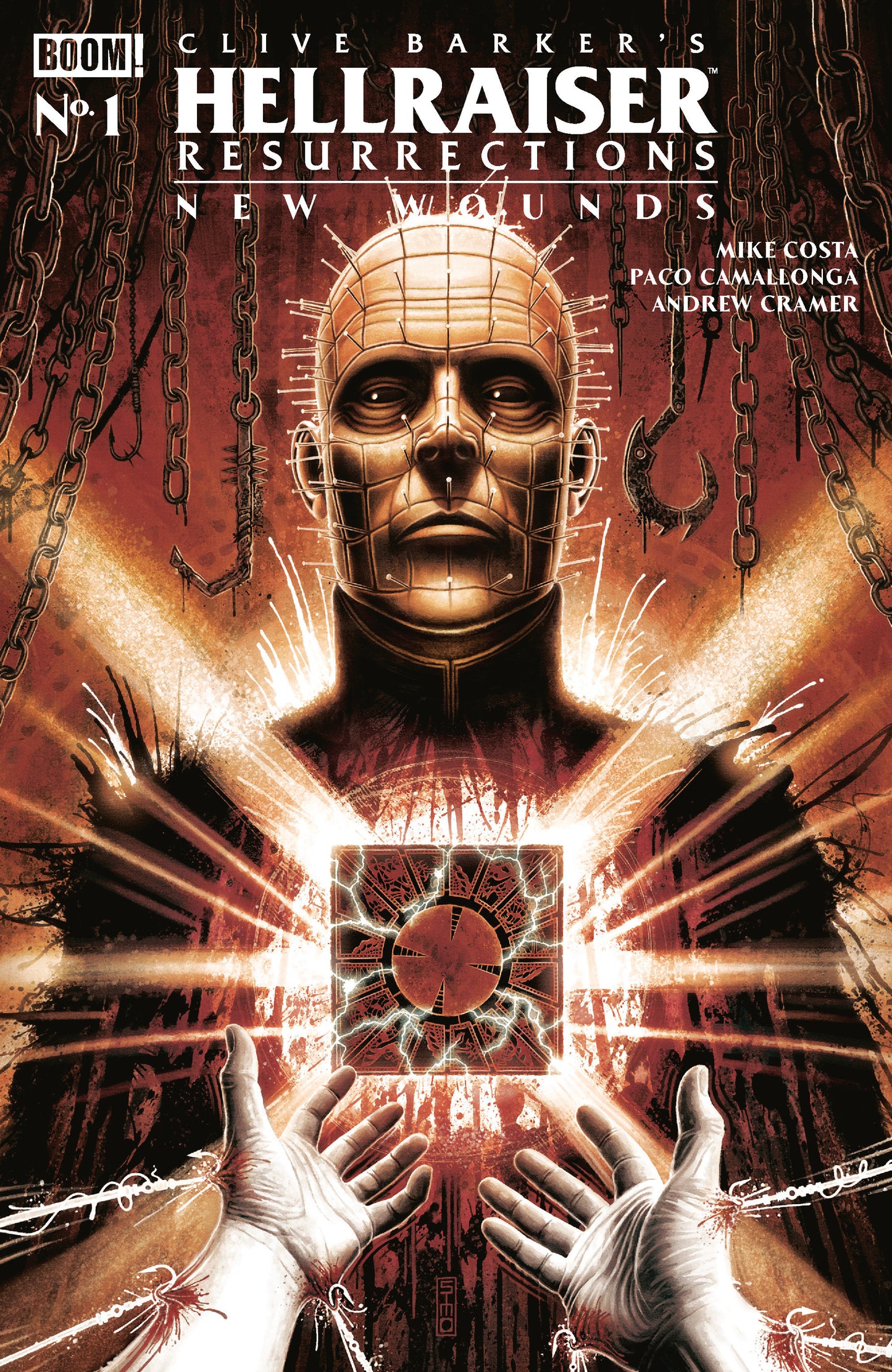 Hellraiser: Resurrections   New Wounds #1 A Main (Dressed, Simpson)