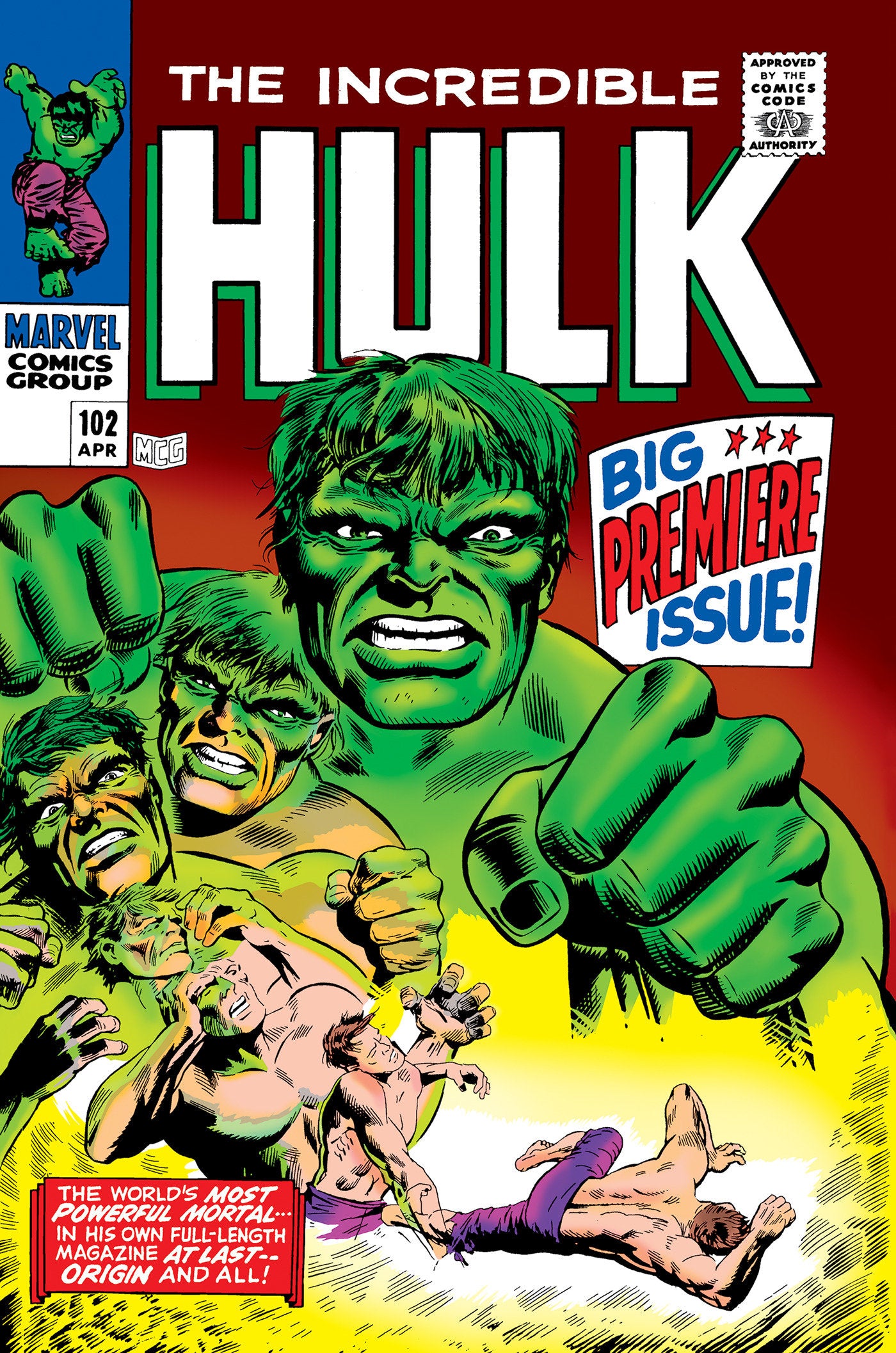 Mighty Marvel Masterworks: The Incredible Hulk Volume. 4 - Let There Be Battle Original Cover [Direct Market Only]